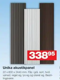 Bauhaus Unika akustikpanel tilbud