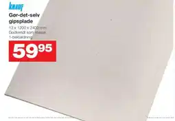 Bauhaus Gør-det-selv gipsplade tilbud