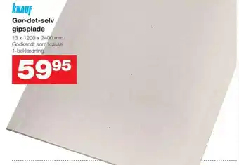 Bauhaus Gør-det-selv gipsplade tilbud