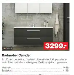 Bauhaus Badmøbel Camden tilbud