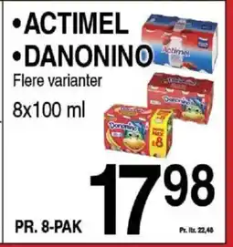 ABC Lavpris Actimel ⚫danonino tilbud