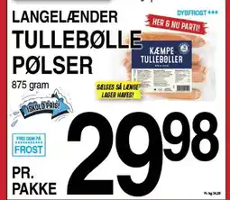ABC Lavpris Langelænder tullebølle pølser tilbud