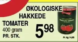 ABC Lavpris Økologiske hakkede tomater tilbud
