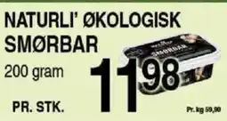 ABC Lavpris Naturli' økologisk smørbar tilbud