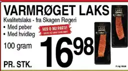 ABC Lavpris Varmrøget laks tilbud