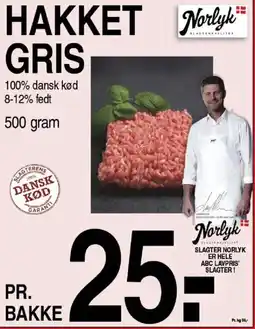 ABC Lavpris Hakket gris tilbud