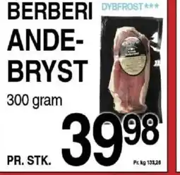 ABC Lavpris Berberi dybfrost ande- bryst tilbud