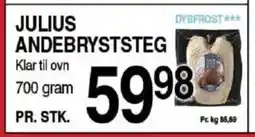 ABC Lavpris Julius andebryststeg tilbud