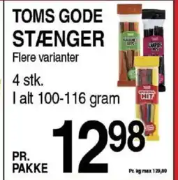 ABC Lavpris Toms gode stænger tilbud