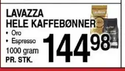 ABC Lavpris Lavazza hele kaffebønner tilbud