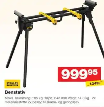 Bauhaus Stanley fatmax benstativ tilbud