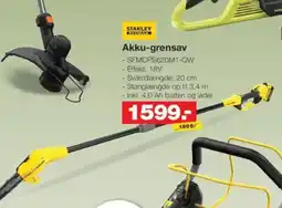 Bauhaus Stanley fatmax akku-grensav tilbud
