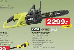 Bauhaus RYOBI ONE HP Akku-kædesav tilbud
