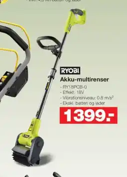 Bauhaus RYOBI Akku-multirenser tilbud