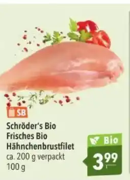 Citti Schröder's Bio Frisches Bio Hähnchenbrustfilet tilbud