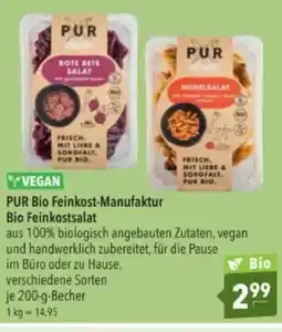 Citti PUR Bio Feinkost-Manufaktur Bio Feinkostsalat tilbud