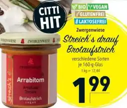 Citti ZWERGENES Streich's drauf Brotaufstrich tilbud