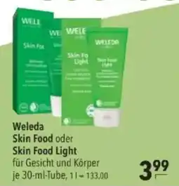 Citti WELEDA Skin Food oder Skin Food Light tilbud