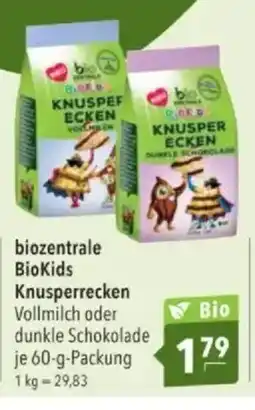 Citti Biozentrale BioKids Knusperrecken tilbud