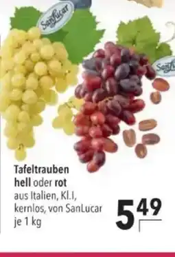 Citti Tafeltrauben hell oder rot tilbud