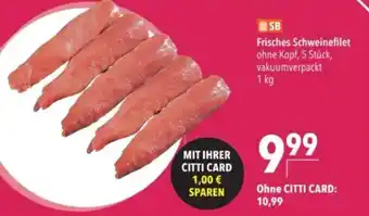 Citti Frisches Schweinefilet tilbud