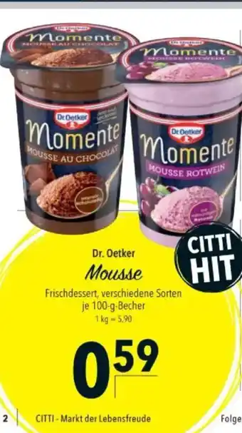 Dr. Oetker Mousse