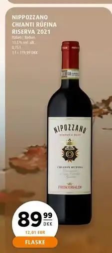 Scandinavian Park NIPPOZZANO CHIANTI RÚFINA RISERVA 2021, DKK 89.99 tilbud