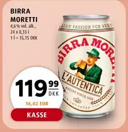 Scandinavian Park BIRRA MORETTI, DKK 119.99 tilbud