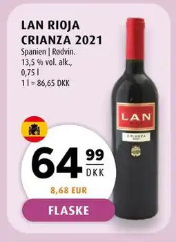 Scandinavian Park LAN RIOJA CRIANZA 2021, DKK 64.99 tilbud