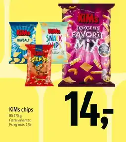 Føtex KiMs chips tilbud