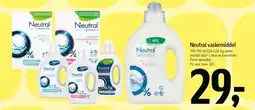Føtex Neutral vaskemiddel tilbud