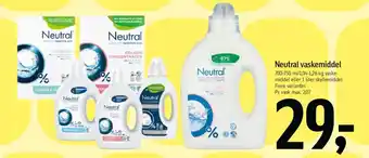 Føtex Neutral vaskemiddel tilbud