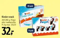 Føtex Kinder snack tilbud