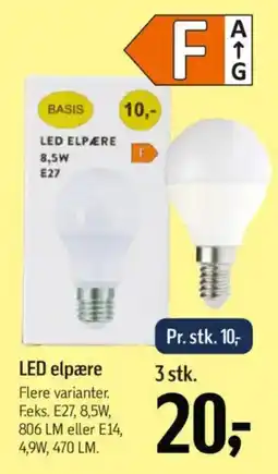 Føtex LED elpære tilbud