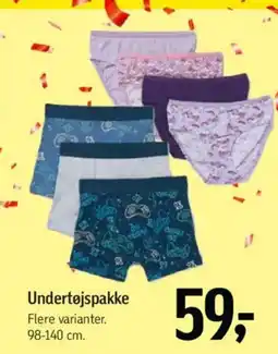 Føtex Undertøjspakke tilbud