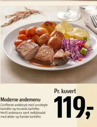Føtex Moderne andemenu tilbud