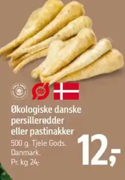 Føtex Økologiske danske persillerødder eller pastinakker tilbud