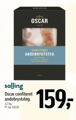 Føtex Salling oscar confiteret andebryststeg tilbud