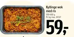 Føtex Kyllinge wok med ris tilbud