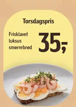 Føtex Frisklavet luksus smørrebrød tilbud