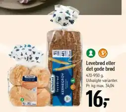 Føtex Levebrød eller det gode brød tilbud