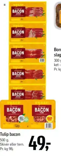 Føtex Tulip bacon tilbud