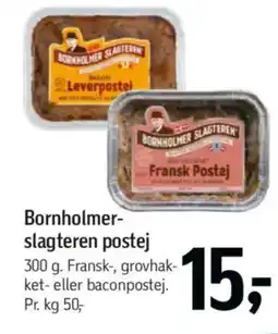 Føtex Bornholmer- slagteren postej tilbud