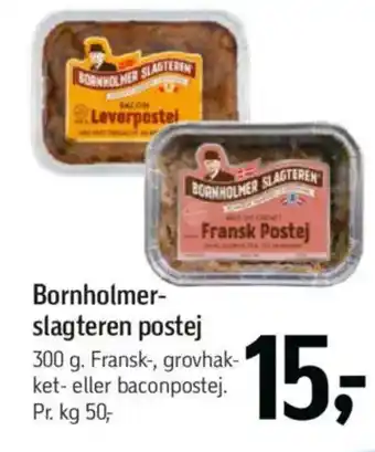 Føtex Bornholmer- slagteren postej tilbud