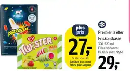Føtex Premier Is eller Frisko iskasse tilbud