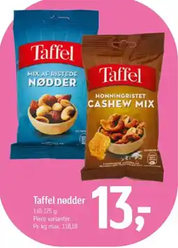 Føtex Taffel nødder tilbud