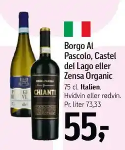 Føtex Borgo Al Pascolo, Castel del Lago eller Zensa Organic tilbud