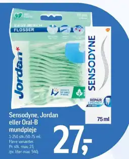 Føtex Sensodyne, Jordan eller Oral-B mundpleje tilbud