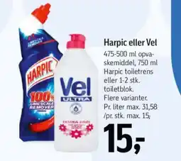 Føtex Harpic eller Vel tilbud