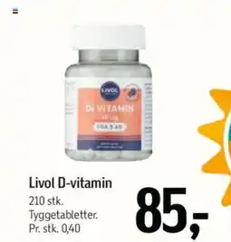 Føtex Livol D-vitamin tilbud